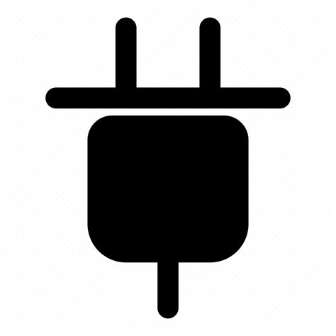 Glyph Plug Electricity Electronic Technology Energy Power Icon