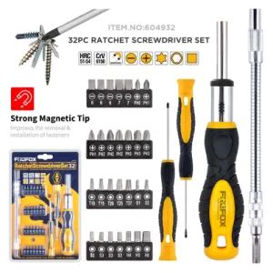 32PCS Ratchet Screwdriver Set China Ratchet Screwdriver Set And