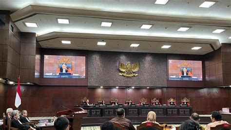 Mk Mulai Gelar Sidang Sengketa Pilpres Hari Ini Berikut Jadwal Dan