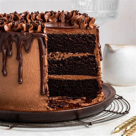 Rich Moist Chocolate Cake Recipe