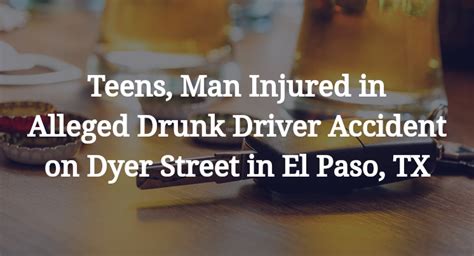 Teens Man Injured In Alleged Drunk Driver Accident On Dyer Street In