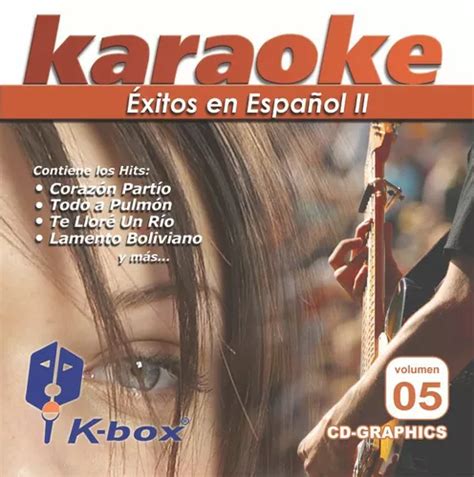 Cd g Karaoke K box Éxitos En Español Ii MercadoLibre