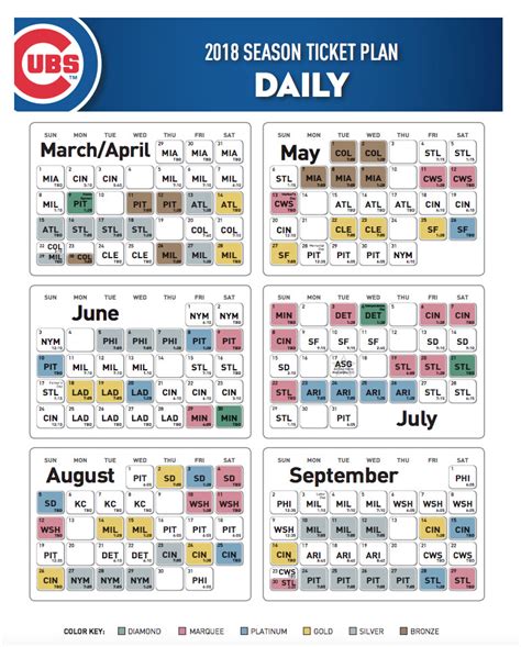 Cubs Schedule 2024 Pdf Printable Dody Nadine