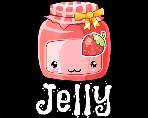 Kawaii Peanut Butter And Jelly Pb J Matching Strawberry Png Etsy