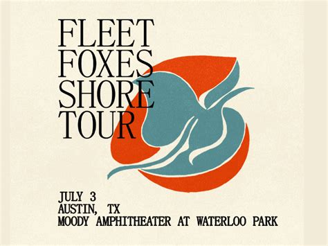 KUTX Presents: Fleet Foxes - Shore Tour - Waterloo Greenway Conservancy