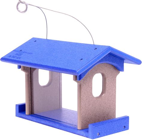 Amish Made Bluebird Feeder Eco Friendly Poly Lumber Hanging Blue Bird