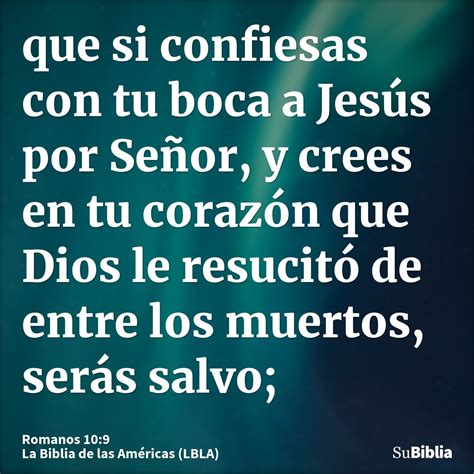 Romanos 10 9 Biblia