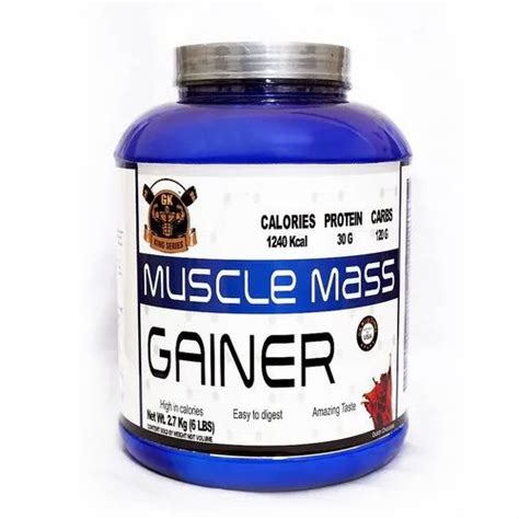 Gk King Series Muscle Mass Gainer Packaging Size 27 Kg At Rs 1399piece In New Delhi