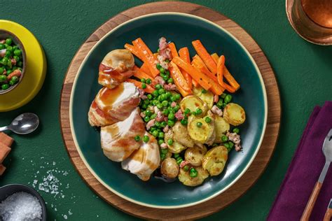 Ultimate Bacon Wrapped Roast Chicken Breast Recipe HelloFresh