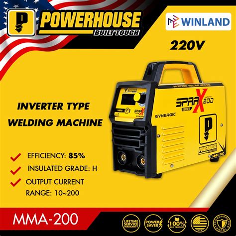 Powerhouse By Winland MMA 200 Synergic Inverter Type Welding Machine