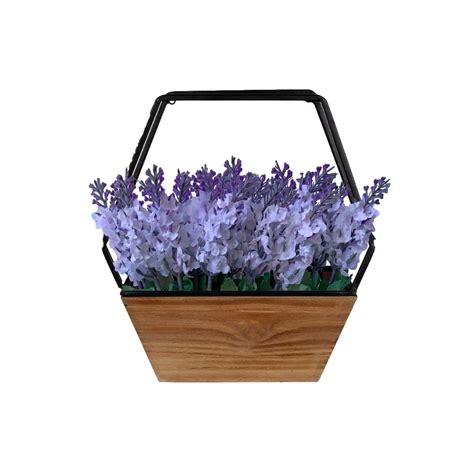 5 Buquês de lavanda artificiais flores do campo p decoração