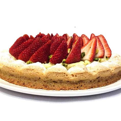 Pistachio Dacquoise With Strawberries Recipe Dacquoise Recipe