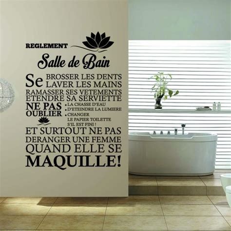 En Aucune Fa On D Velopper Me Stickers Salle De Bain Noir Pompe Ou