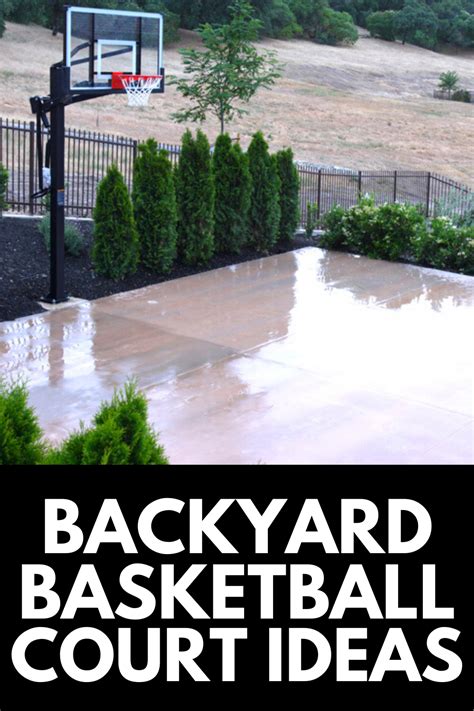 Basketball Court In Backyard Artofit