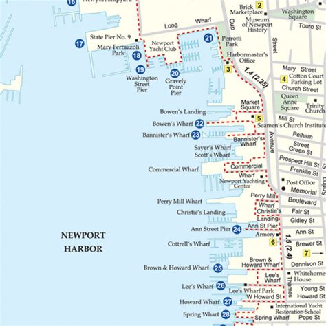 Newport Harbor Walk – Map & Guide – Great Swamp Press