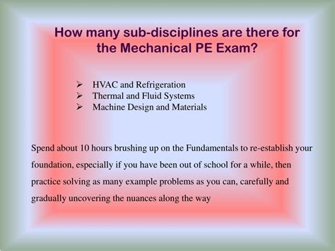 Ppt Overview Of Mechanical Pe Exam Powerpoint Presentation Free