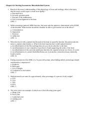 ATI Musculo And Neuro Module Quiz Docx Musculoskeletal And