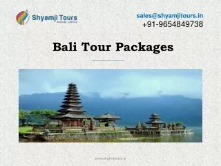 PPT - Bali Tour Packages PowerPoint Presentation, free download - ID ...