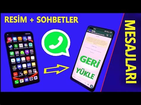 Whatsapp Mesajlar Ba Ka Telefona Aktarma Resimler Youtube