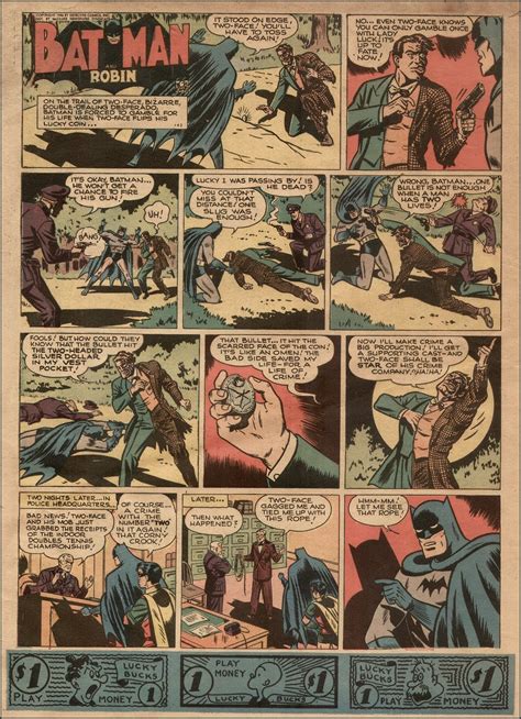 BAT - BLOG : BATMAN TOYS and COLLECTIBLES: 1940's BATMAN Sunday Comic Strip Pages, IN COLOR!