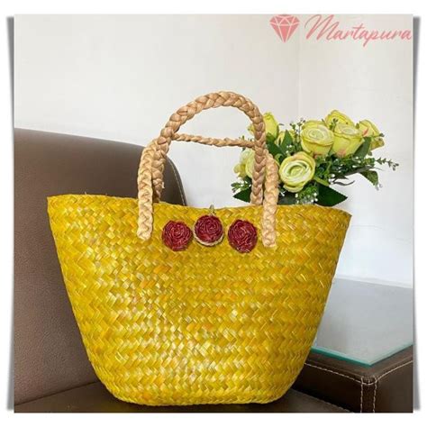 Jual Tas Tas Anyaman Purun Pandan Shopee Indonesia