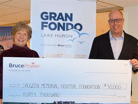 Bruce Power Once Again Supports The Gran Fondo Lake Huron Saugeen Times