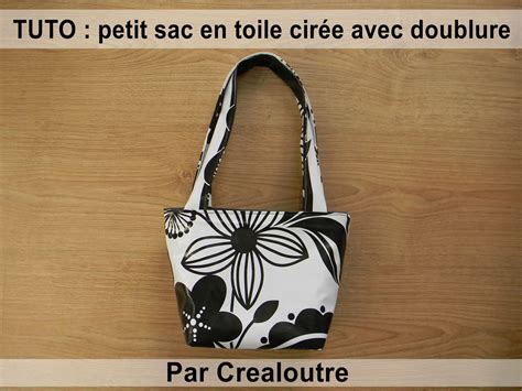 Tuto Vid O Petit Sac En Toile Cir E Avec Doublure Bienvenue Chez