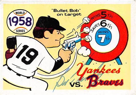 Bob Turley Autographed Baseball Card New York Yankees 67 1968 Fleer