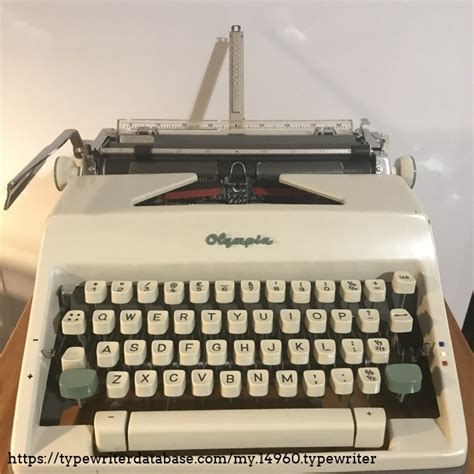 1964 Olympia SM9 on the Typewriter Database