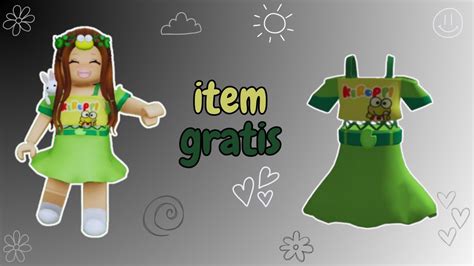 Lindo Vestido De Keroppi Gratis En Roblox Youtube