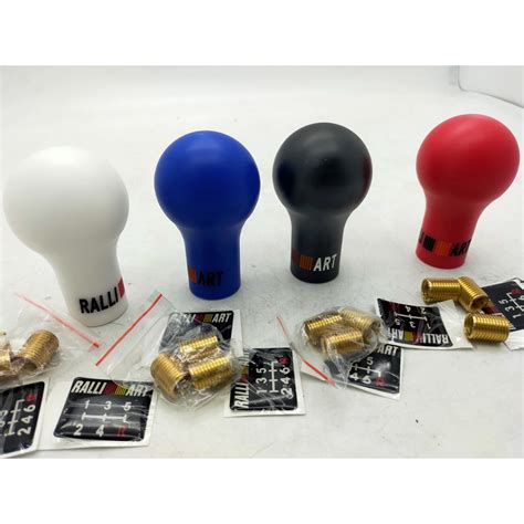 RALLIART GEAR SHIFT KNOB CAR MANUAL TRANSMISSION MT Mitsubshi Myvi