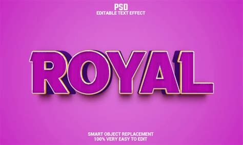 Royal Cursive Layered Metallic 3D Text Effect Photoshop PREMIUM PSD File