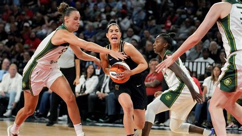 Aces, Storm relying on defense in WNBA semifinal series | king5.com