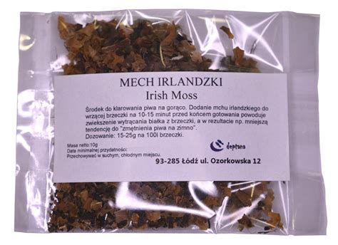 MECH IRLANDZKI Irish Moss 10g Klarowanie Brzeczki ERLI Pl