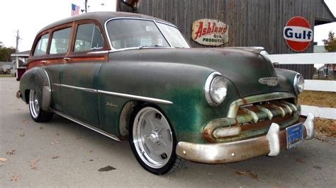 Resto Mod Wagon 1952 Chevrolet Styleline Deluxe Barn Finds