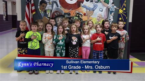 Sullivan Elementary Mrs Orsburn 1st Grade Youtube