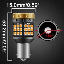 Natgic Amber Yellow Bau S Py W Led Turn Signal Light Bulbs