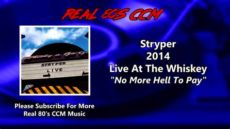 Stryper No More Hell To Pay Live HQ YouTube