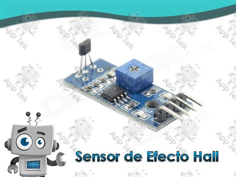 Sensor de efecto hall en módulo App Tek