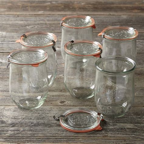 Weck Tulip Jars Oz Set Of Williams Sonoma