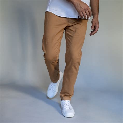 Stretch Chinos Slim Fit Tobacco Peter Manning Nyc