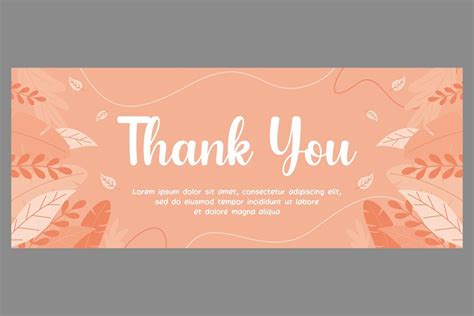 Premium Vector Pink Thank You Banner Design