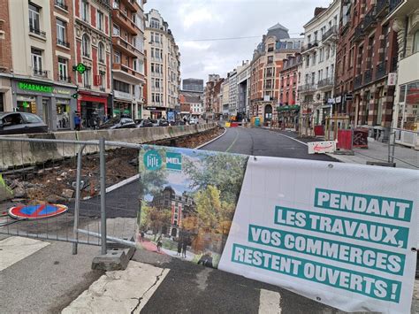 Lille Les Travaux Continuent Rue Du Molinel Un Nouveau Tron On Passe