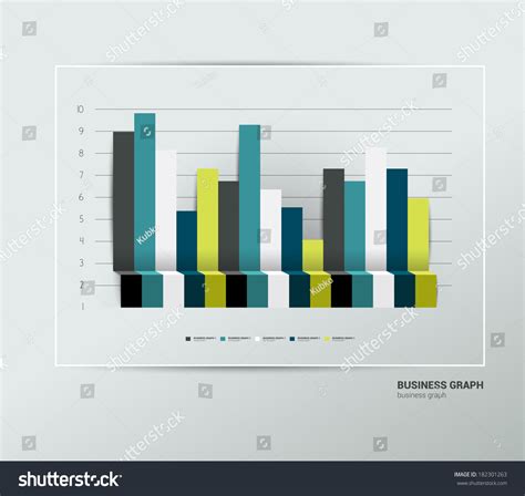 Example Business 3d Design Graph Infographics Stock Vector (Royalty ...