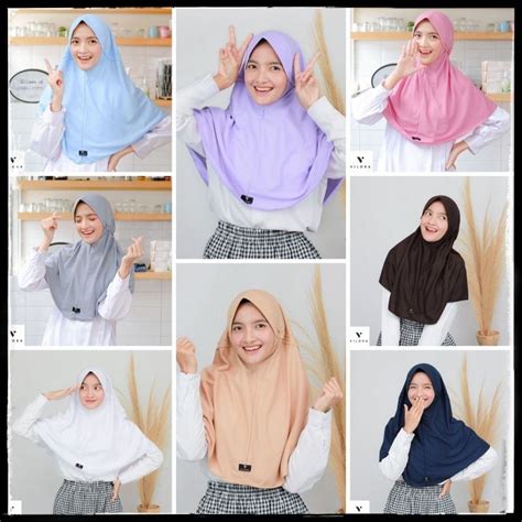 Jual Hijab Instan Sekolah Ori Vilora Shopee Indonesia