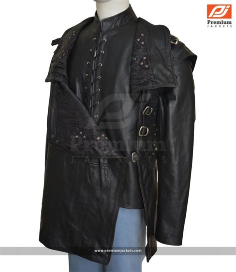 Jon Snow Jacket of Kit Harington Stitched with Leather