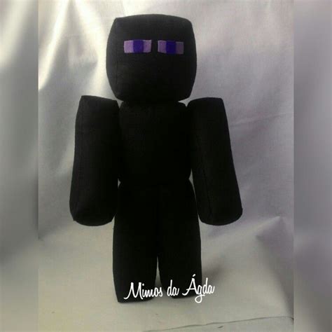 Enderman De 48 Cm Em Feltro Minecraft Em Feltro Minecraft Darth Vader Fictional Characters