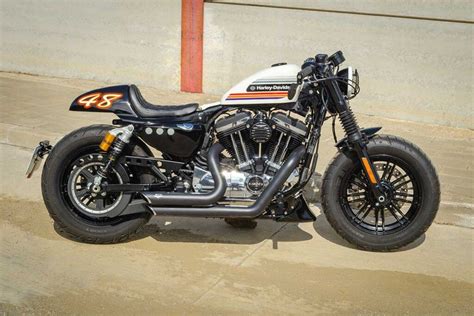 Harley Davidson Forty Eight Converted To A Cafe Racer Is Your Dopamine