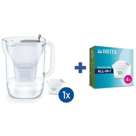 Carafe Style Grise Brita Pack De Cartouches Maxtra Pro All In