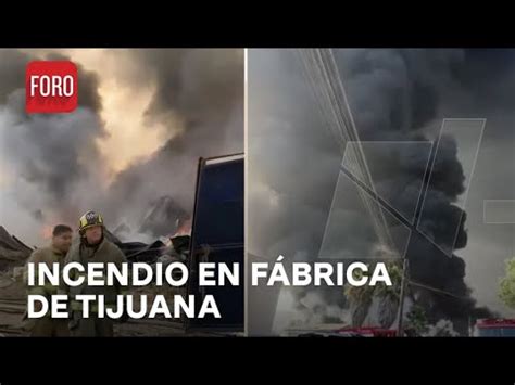 Incendio Consume F Brica De Tarimas En Tijuana Baja California